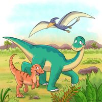 Dinosaurier, Probe-Illustration